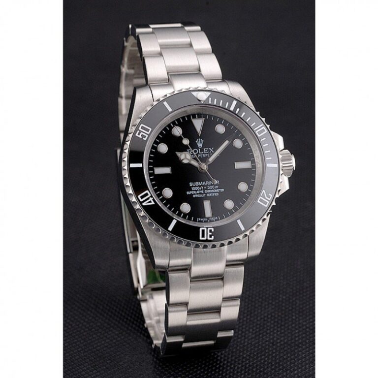 Superclone Rolex Submariner Black Dial 114060 Angle Detail