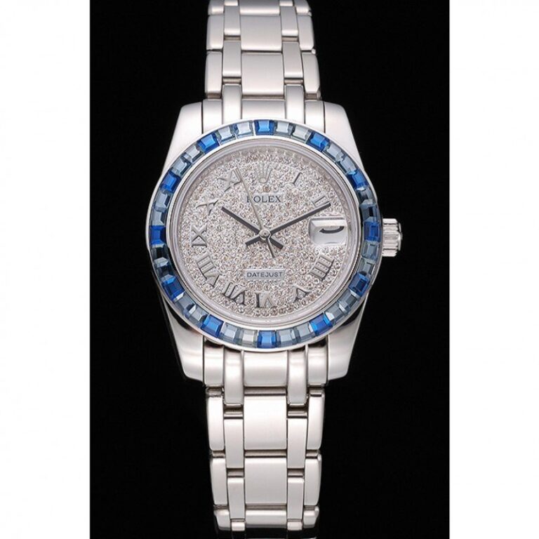 Replica Rolex Datejust Diamond Dial 622834 Perspective View