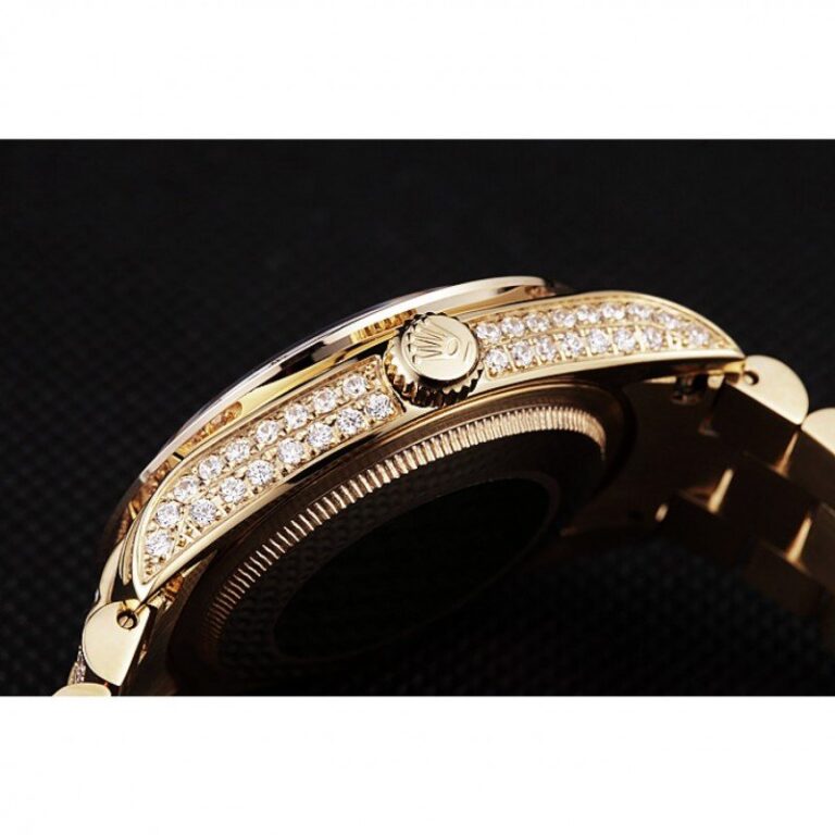 Superclone Rolex Day-Date Diamond Dial 621615 Alternate Angle