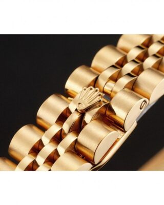 Superclone Rolex Datejust Gold Dial 1454096 Profile Shot