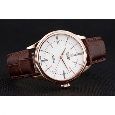 Superclone Rolex Cellini White Dial 622655 Close-Up Focus