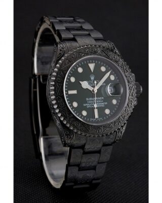 Replica Rolex Submariner Green Dial 1454076 Angle Detail