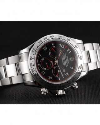 Superclone Rolex Daytona Black Dial 80296 Close-Up Focus