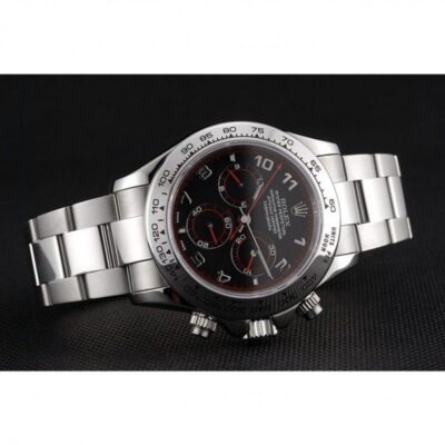 Superclone Rolex Daytona Black Dial 80296 Close-Up Focus