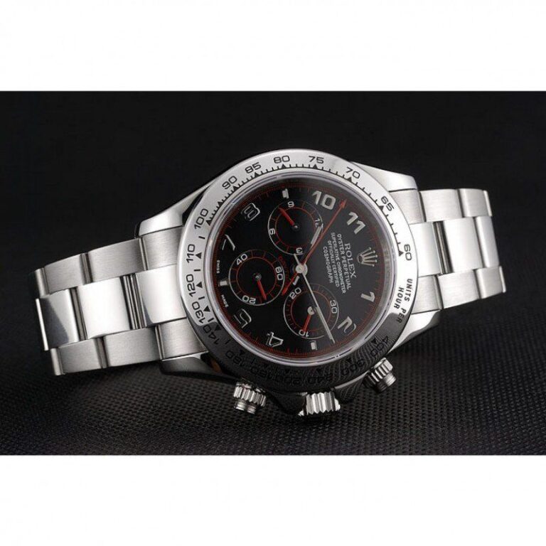 Superclone Rolex Daytona Black Dial 80296 Close-Up Focus