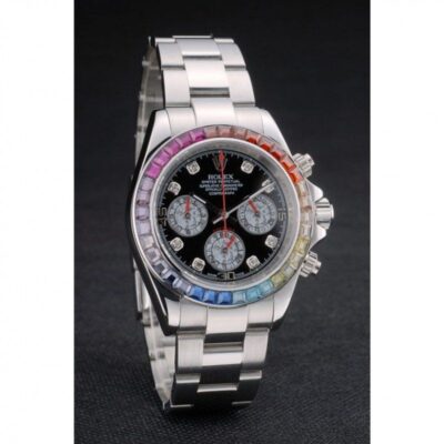 Replica Rolex Daytona Black Dial 80250 Angle Detail