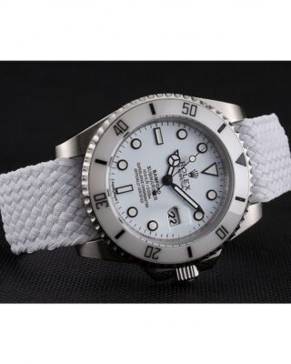 Replica Rolex Submariner White Dial 1453867 Angle Detail