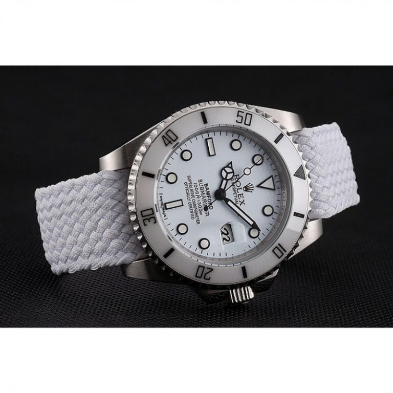 Replica Rolex Submariner White Dial 1453867 Angle Detail