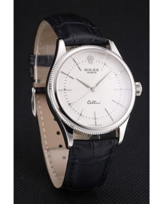 Superclone Rolex Cellini White Dial REP016805 Angle Detail