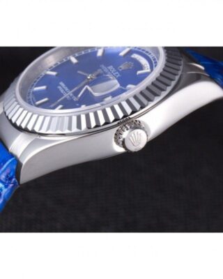 Superclone Rolex Day-Date Blue Dial 621490 Profile Shot