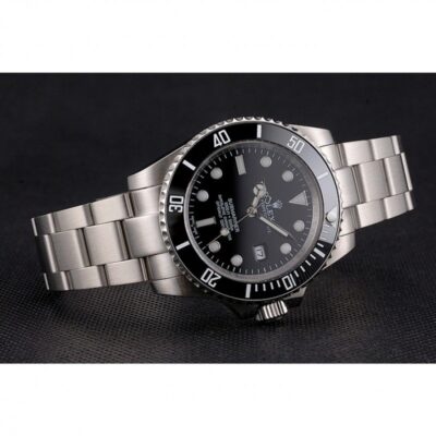 Superclone Rolex Submariner Black Dial PR16233P Close-Up Focus