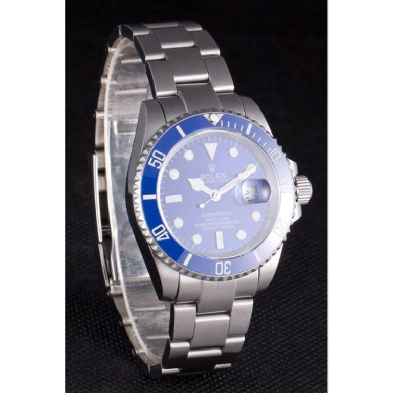 Superclone Rolex Submariner Blue Dial SRL50 Angle Detail
