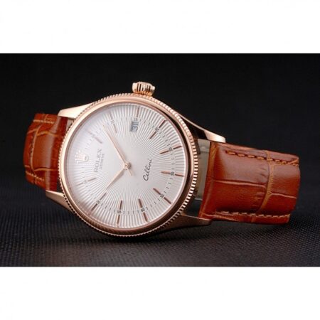 Superclone Rolex Cellini 38mm White Dial REP016812 5