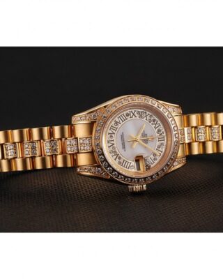 Superclone Rolex Datejust White Dial 1453957 Angle Detail