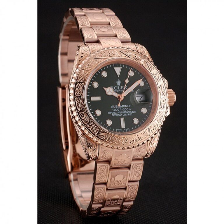 Replica Rolex Submariner Green Dial 1454074 Angle Detail
