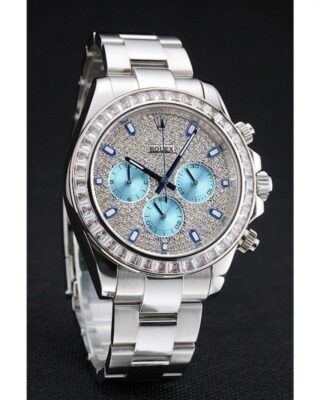 Replica Rolex Daytona Silver Dial 1454251 Angle Detail