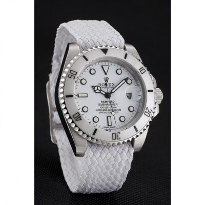 Replica Rolex Submariner White Dial 1453867 Perspective View