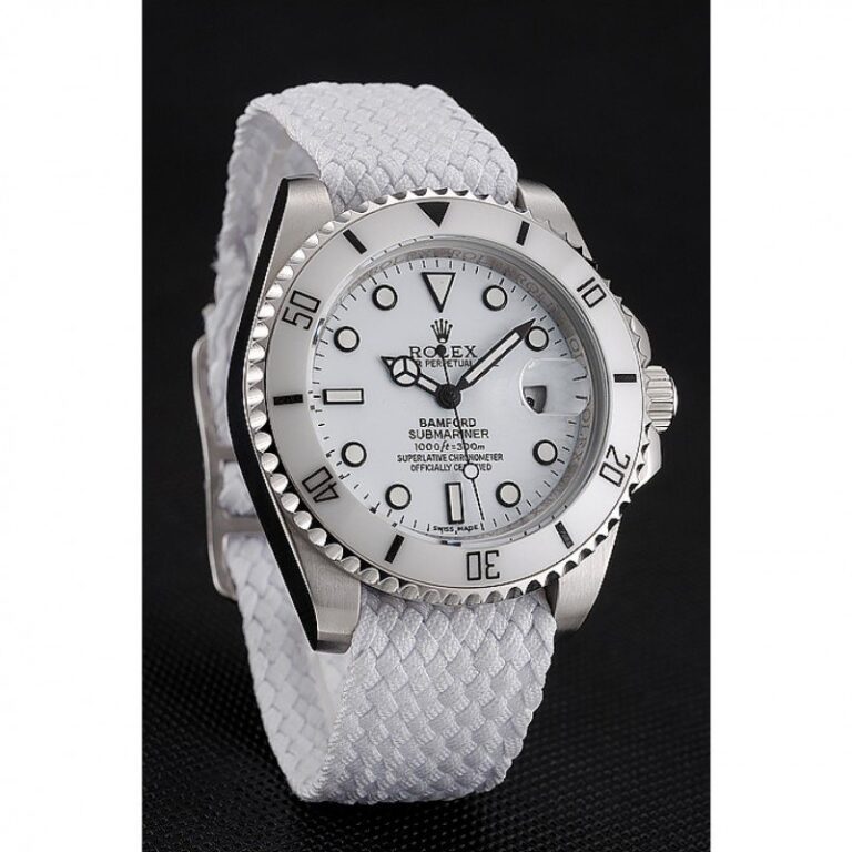 Replica Rolex Submariner White Dial 1453867 Perspective View