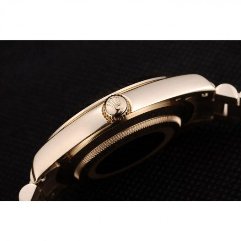 Superclone Rolex Day-Date Black Dial 41998 Alternate Angle