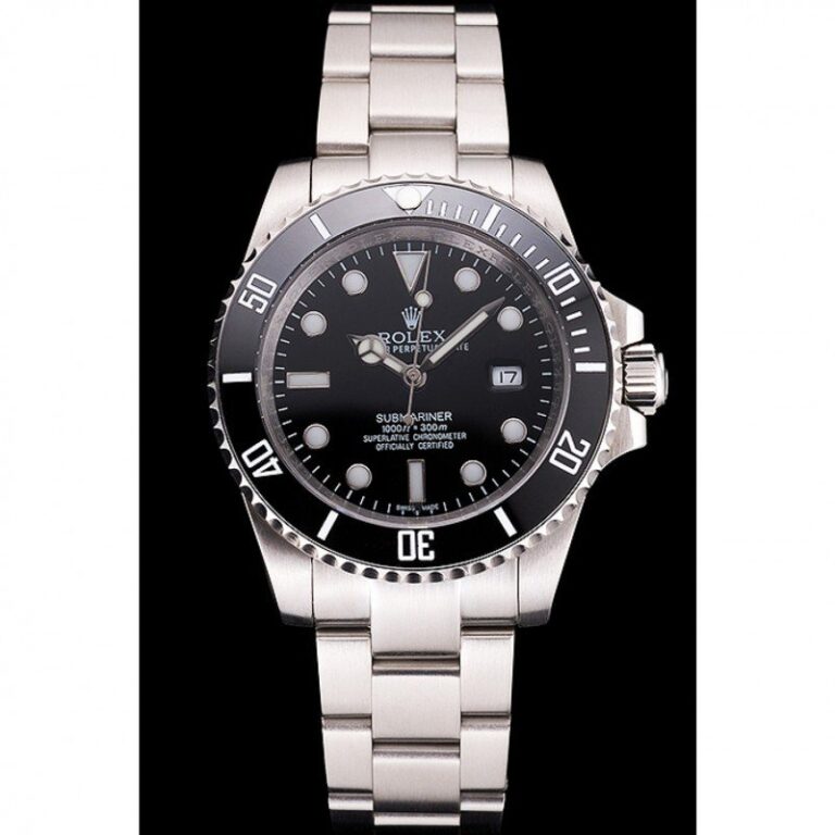 Superclone Rolex Submariner Black Dial PR16233P Perspective View