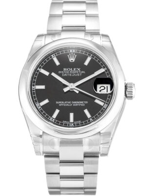 Replica Rolex Lady-Datejust Black Dial 178240-2