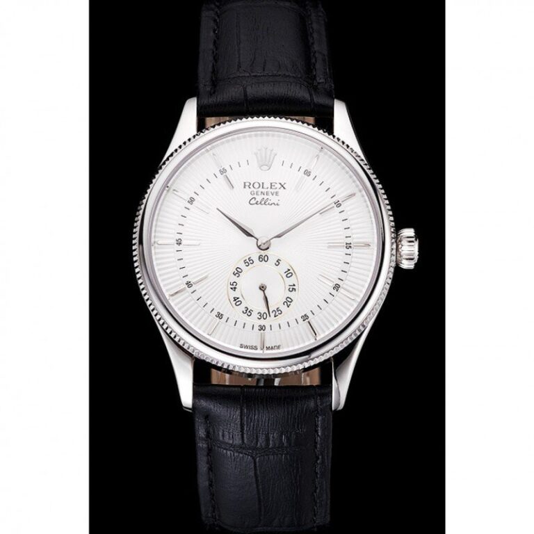Superclone Rolex Cellini White Dial REP016811 Perspective View