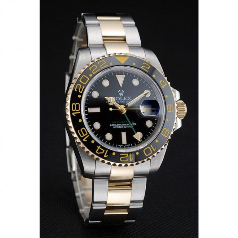 Superclone Rolex GMT-Master II Black Dial 80295 Angle Detail
