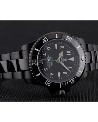 Replica Rolex Submariner Black Dial PR16233BBL Close-Up Focus