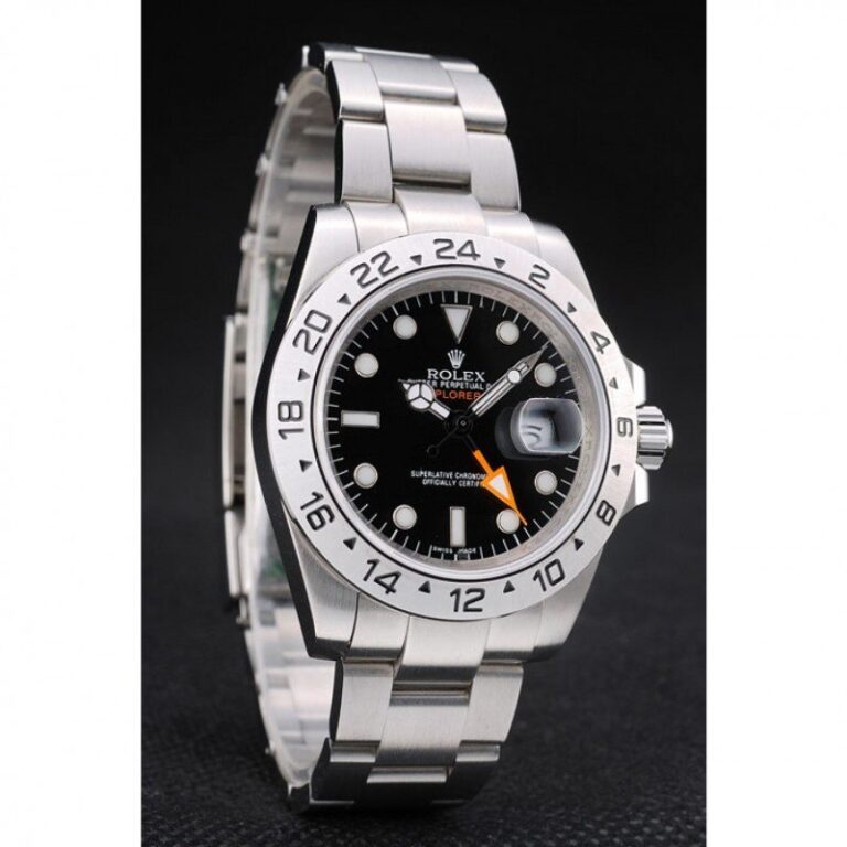 Superclone Rolex Explorer Black Dial REP016820 Angle Detail