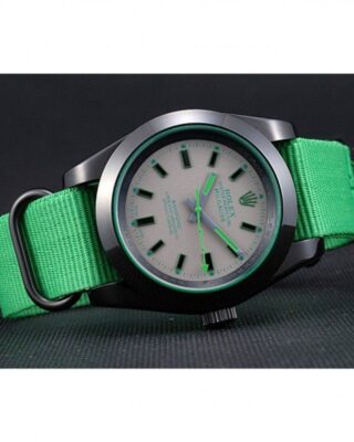 Replica Rolex Milgauss Green Dial 622004 Close-Up Focus