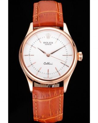 Superclone Rolex Cellini 38mm White Dial REP016801 2