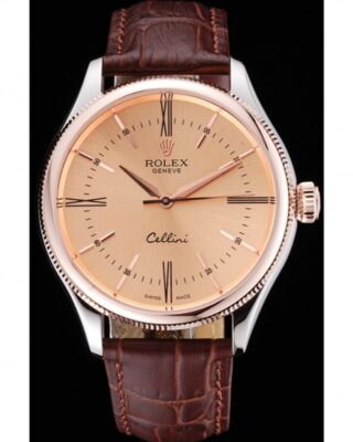 Rolex Cellini 40mm Orange Dial 622840 2