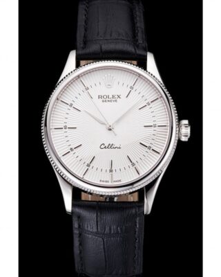 Superclone Rolex Cellini 38mm White Dial REP016805 2