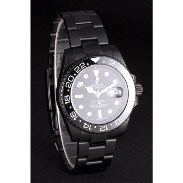 Replica Rolex GMT-Master II Black Dial REP016829 Angle Detail