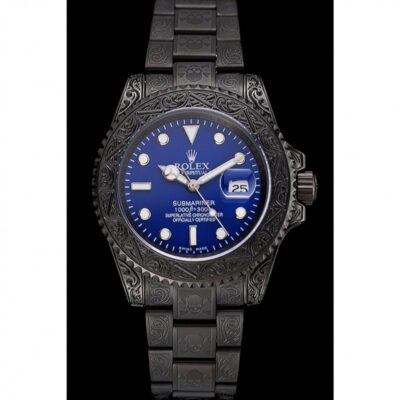 Superclone Rolex Submariner Blue Dial 1454084 Perspective View