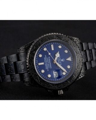Superclone Rolex Submariner Blue Dial 1454084 Close-Up Focus