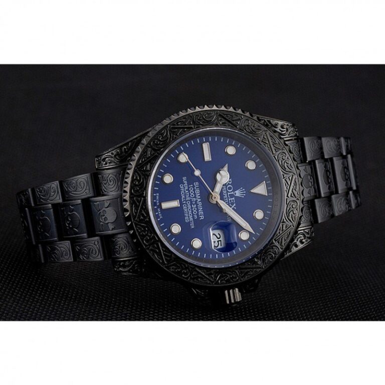 Superclone Rolex Submariner Blue Dial 1454084 Close-Up Focus