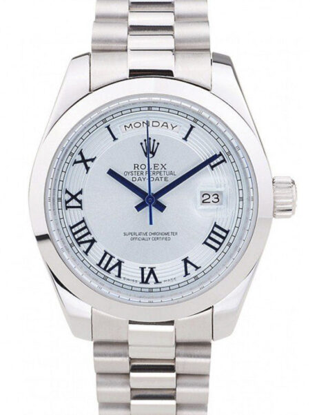 Fake Rolex Day-Date 42mm White Dial RL197