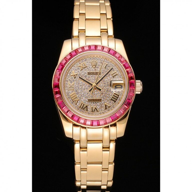 Replica Rolex Datejust Diamond Dial 622835 Perspective View