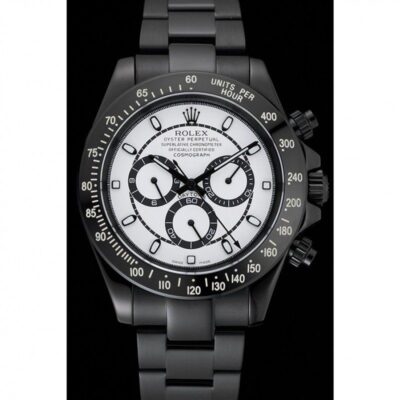 Replica Rolex Daytona White Dial 1454249 Perspective View