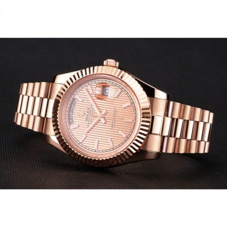 Superclone Rolex Day-Date 41mm Rose-Gold Dial REP016823 4