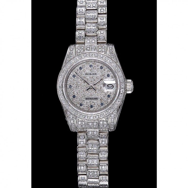 Superclone Rolex Datejust Silver Dial 622022 Perspective View