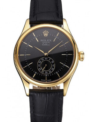 Superclone Rolex Cellini Black Dial REP016806