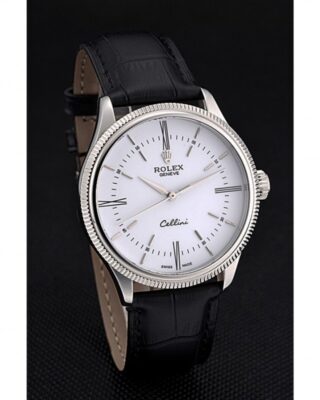 Superclone Rolex Cellini White Dial 622653 Angle Detail