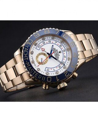 Replica Rolex Yacht-Master White Dial 622271 Close-Up Focus