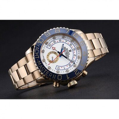 Replica Rolex Yacht-Master White Dial 622271 Close-Up Focus