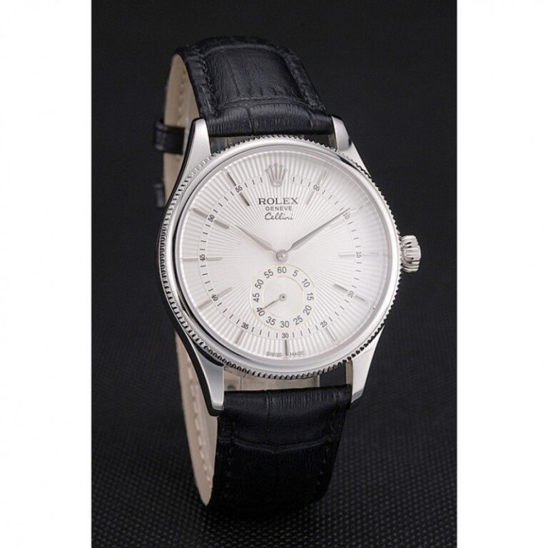 Superclone Rolex Cellini White Dial REP016811 Angle Detail