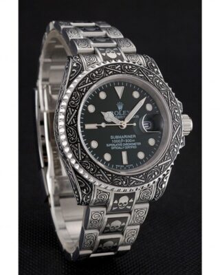 Replica Rolex Submariner Green Dial 1454079 Angle Detail