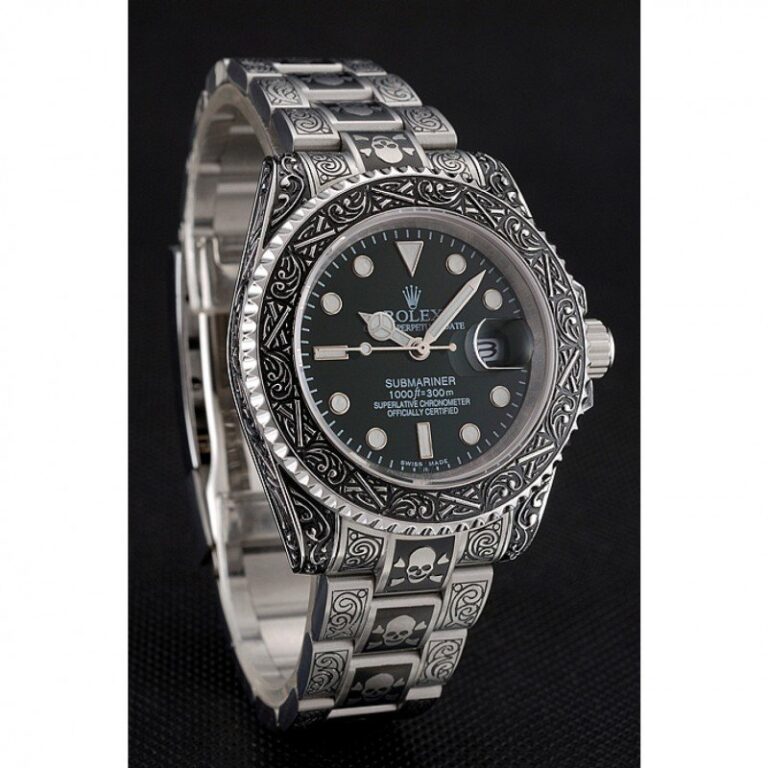 Replica Rolex Submariner Green Dial 1454079 Angle Detail