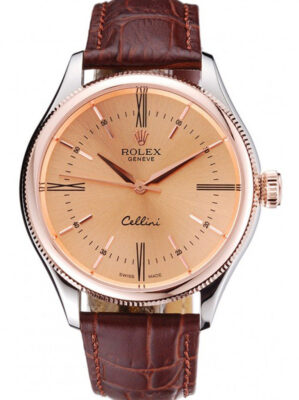 Replica Rolex Cellini Orange Dial 622840